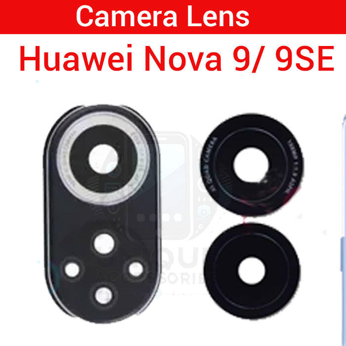 Huawei Camera Main Glass Lens for Huawei Nova 9/ 9 SE Replacement Part (Not Tempered Camera Glass Protector) Screen & Lens Protectors Price in Bangladesh - Mobile.com.bd