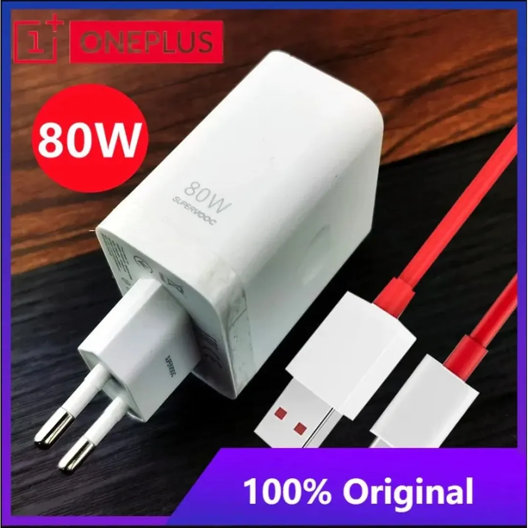 Oneplus 80W SuperVooc Adapter With Type C Cable Chargers Adapters Price in Bangladesh - Mobile.com.bd