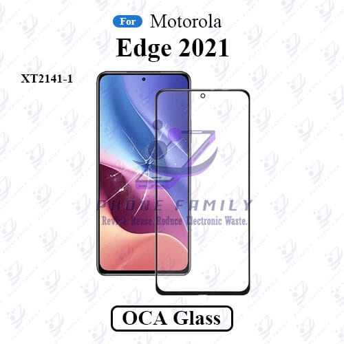 For Motorola Edge 2021 Display Touch Screen Front Glass Lens + Lamination OCA , Not Tempered Glass Protector Oca Glass Price in Bangladesh - Mobile.com.bd