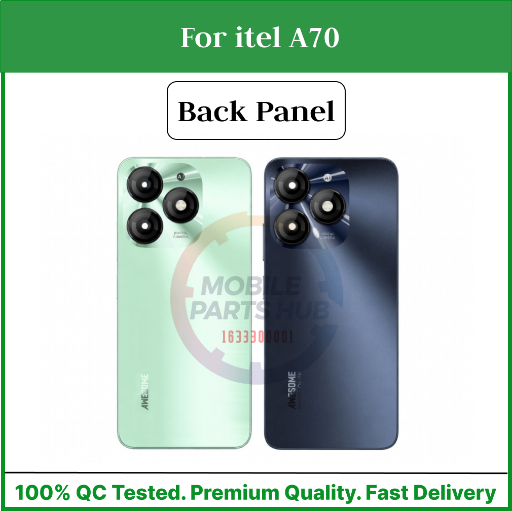 itel A70 Back Panel/Backshell/ Casing + With Camera Lens + Side Buttons With Logo-All Colors Available Mobile Parts & Accessories Price in Bangladesh - Mobile.com.bd