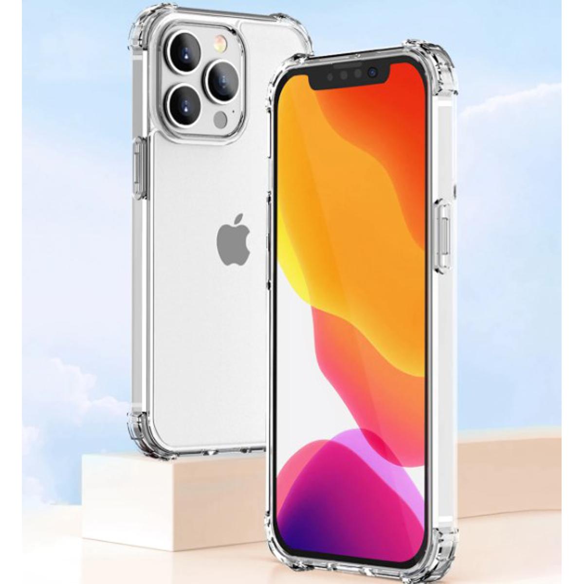 For Iphone 13 ultra Slim Transparent anti shock side bumper corner 4D Crystal clear camera cutting cover