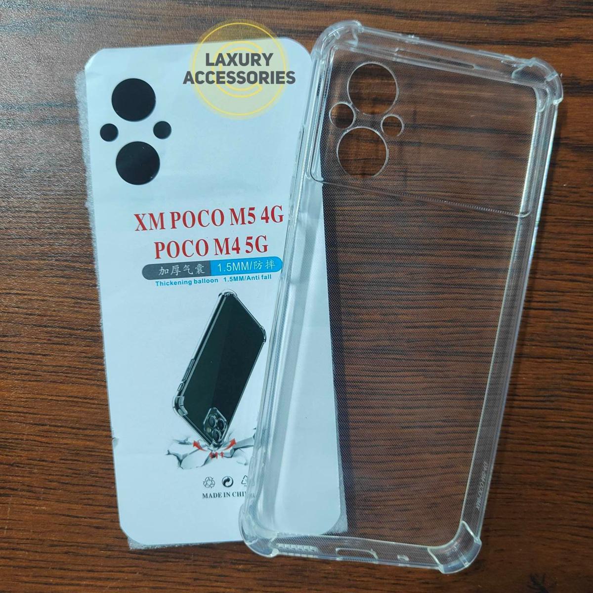 Transparent Back Cover For Xiaomi Poco M5 4G/ Poco m4 5G