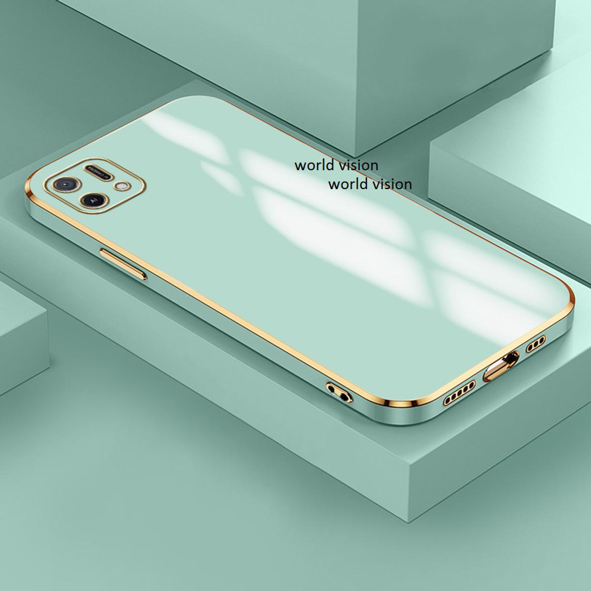 For Oppo A16E 6D Back Case Luxury Ultra Golden Plating Phone Cases Soft Tpu Silicone Shockproof Camera Protective Casing Cover - Phone Back Cover - Camera - Phone - Phone - Redmi Note 11 Back Cover (Back Case Cover For Smartphone)