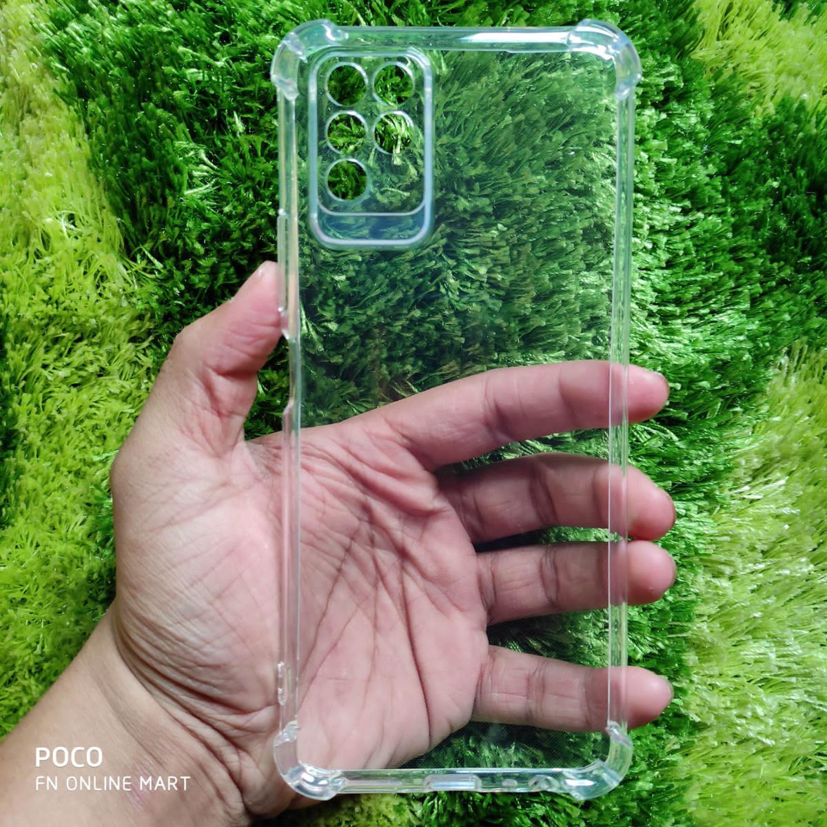 Infinix Note 10 Clear Cover Soft Thin Anti-Scratches Crystal Case(Transparent)