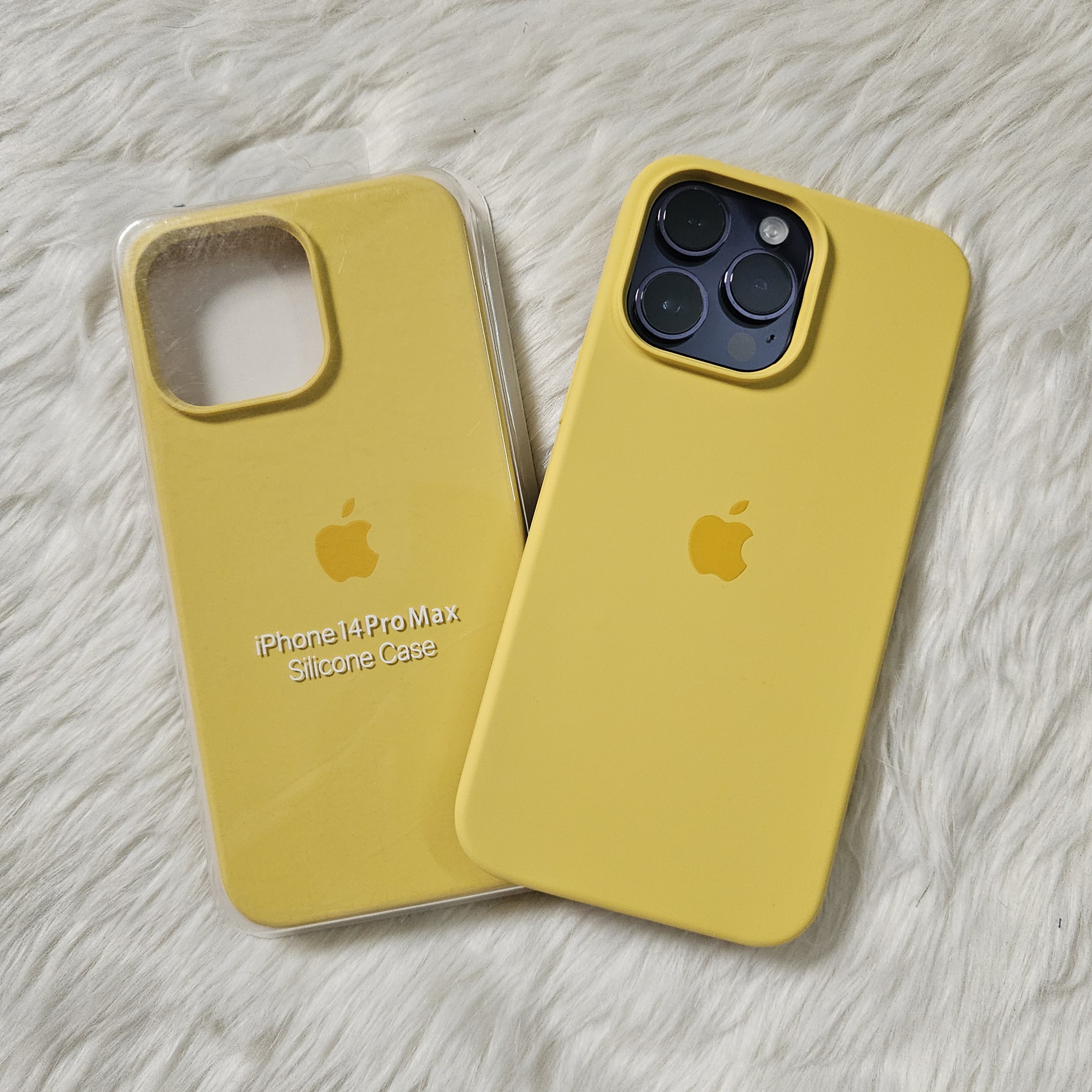 For Iphone 14 / Iphone 14 Plus / Iphone 14 Pro / Iphone 14 Pro Max Luxury Silicone Protect Back Cover Soft Case - Camera (yellow Colour)