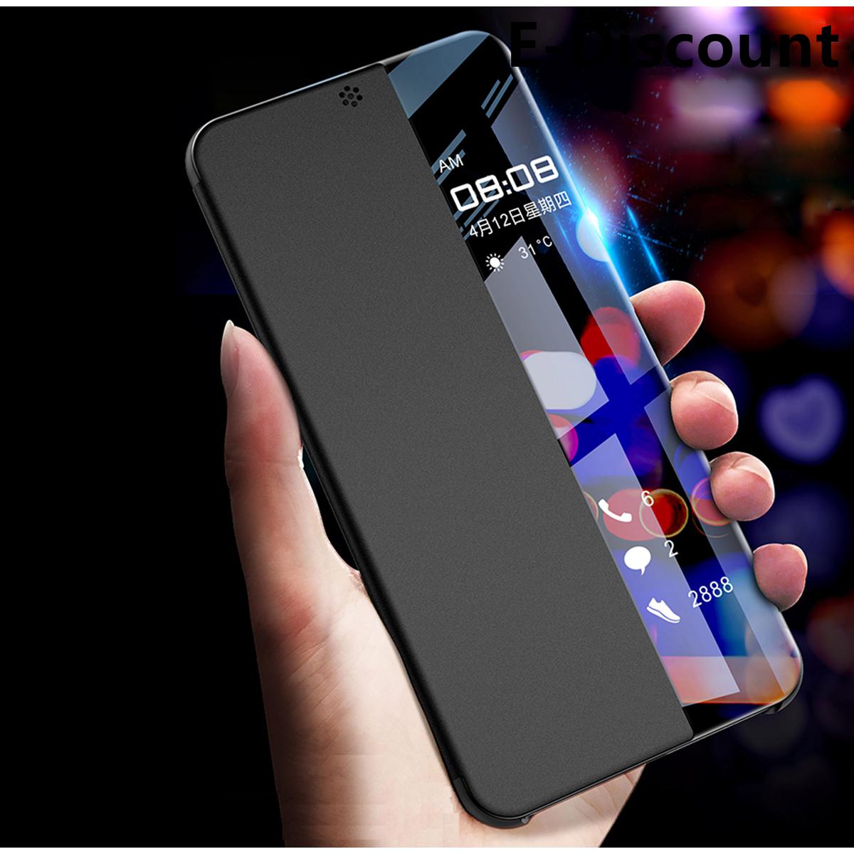For Galaxy S21 FE Case Smart View Phone Back Cover for Samsung S21FE Fan Edition Flip Case Big Window View Flip Leather Phone cases Autosleep