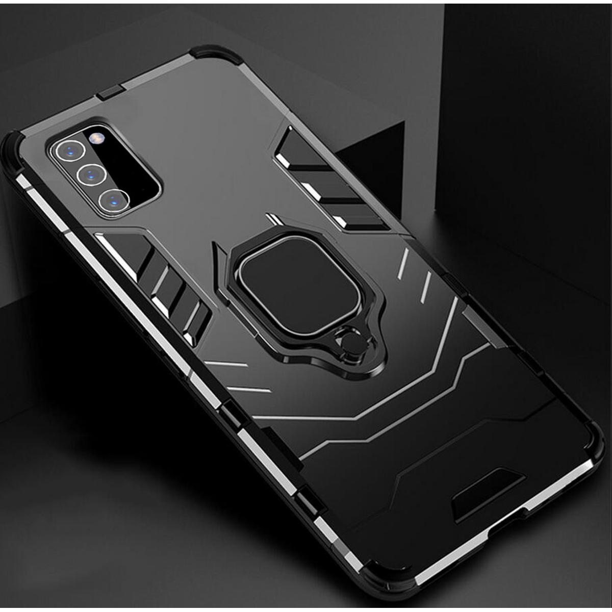 Icasecover for Samsung Galaxy a02s hard case shockproof car magnetic stand Holder back cover