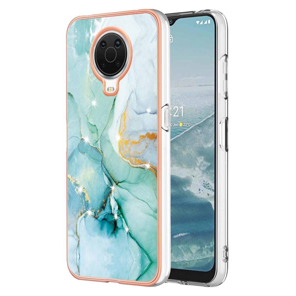 【Lejia】lthmy for Nokia G20 / G10 Marble Hybrid Back Soft TPU Bumper Case