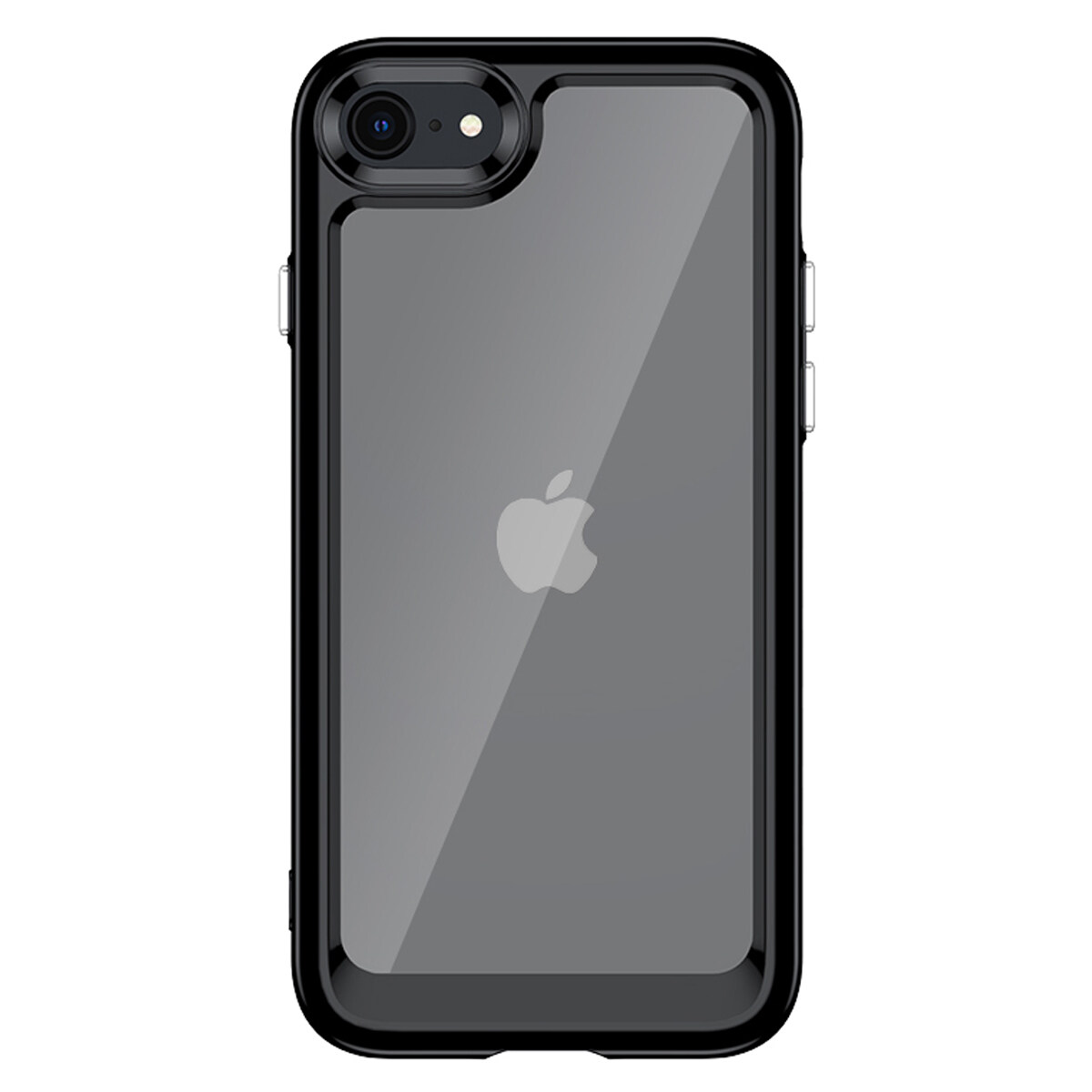 Lthmy case for SE 2020 / SE 2022 Transparent Hard Back with Shockproof Enhanced Side Bumper Phone Cover