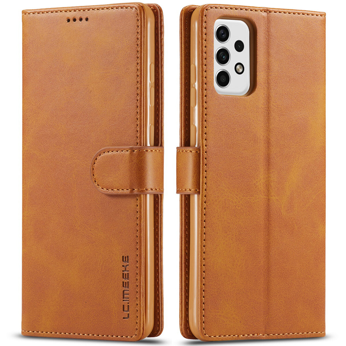 【Lejia】Lthmy Galaxy A23 premium PU leather magnetic holder flip stand cover