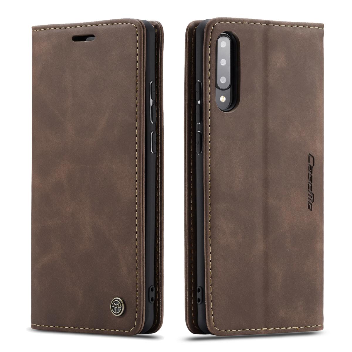 High quality R magnetic flip leather case for Samsung Galaxy A70 phone case wallet card cover
