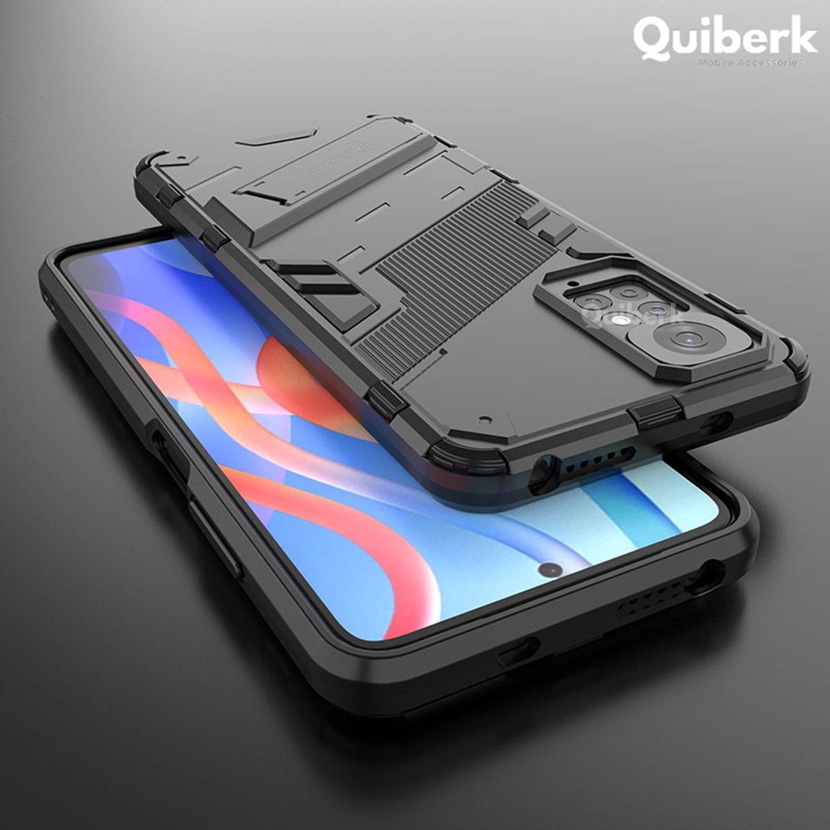 Quiberk for Xiaomi Redmi Note 11 S 4G/Redmi Note 11 4G vocabulary case Holder hard back lens protective shockproof cover