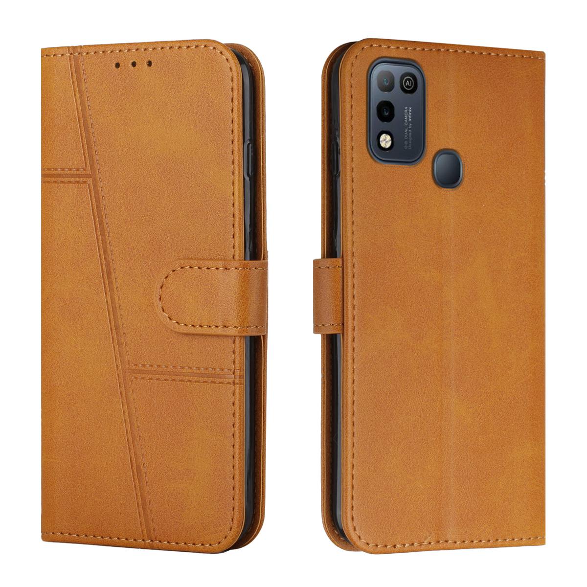 Cases & covers for Infinix Hot 10 play-PU leather case-card slot design