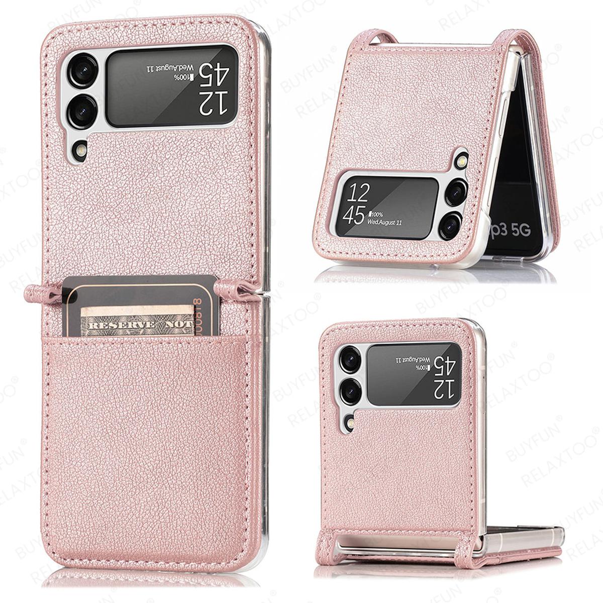 For Samsung Galaxy Z flip 3 5G litchi pattern leather case for Samsung Galaxy Note Z flip 3 flip3 flip3 CTX Samsung zflip3 soft silicone shockproof