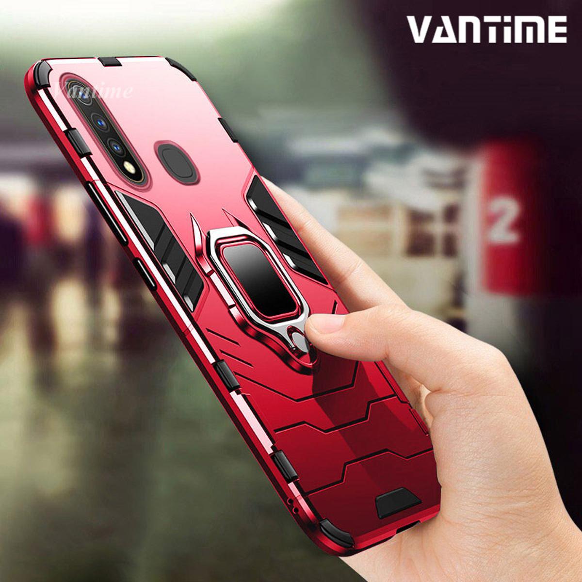 Vantime for Vivo Y19 hard shockproof stand Holder cover