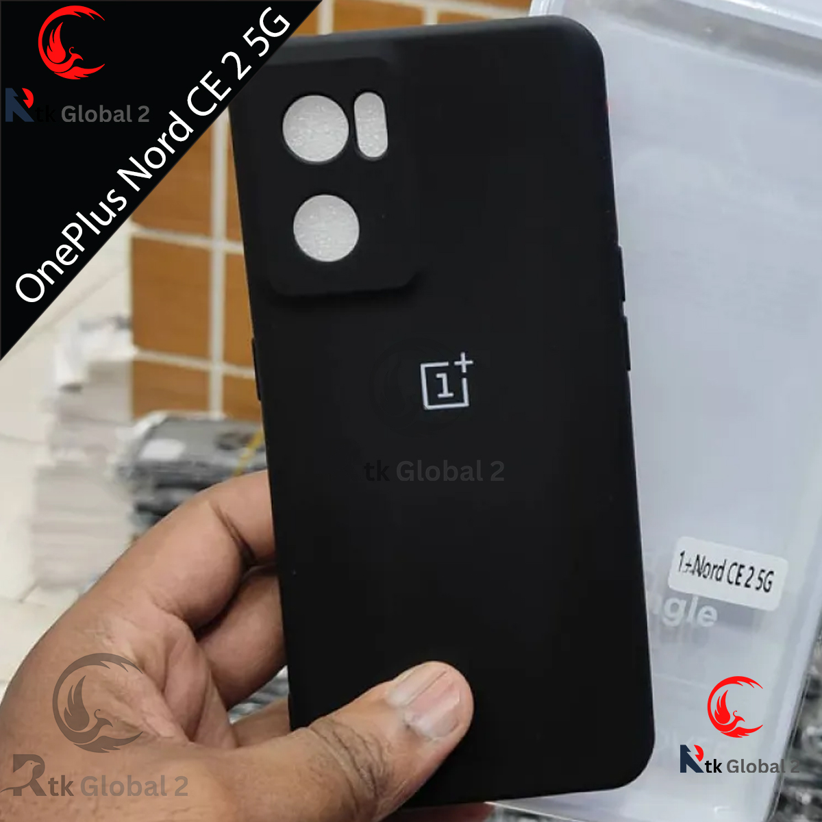 For OnePlus Nord CE 2 luxury silicon protect Back Cover soft case