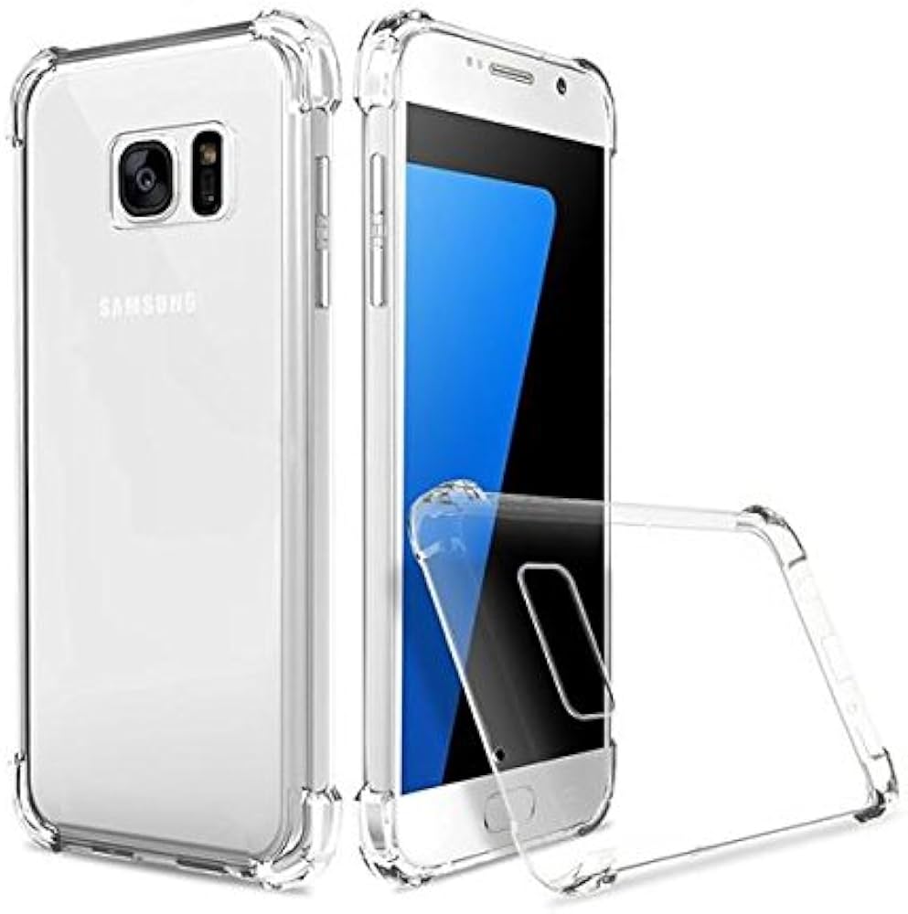 For samsung galaxy s7 TPU Back Cover Shockproof Silicone Bumper - Transparent Phone Case pani Cover