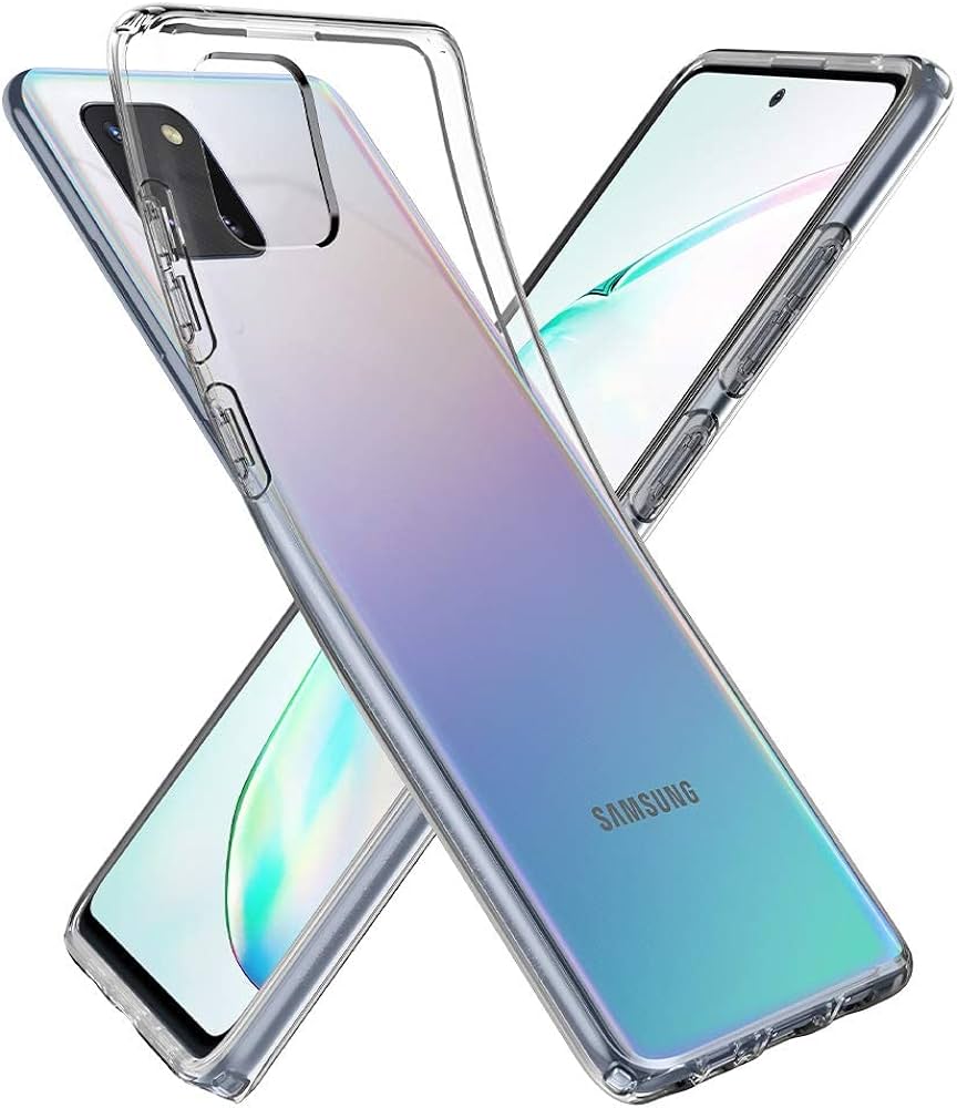 For Samsung Galaxy Note10 Lite TPU Back Cover Shockproof Silicone Bumper - Transparent Phone Case pani Cover