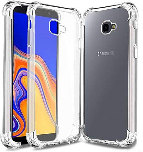 For Samsung Galaxy J4 Plus TPU Back Cover Shockproof Silicone Bumper - Transparent Phone Case pani Cover