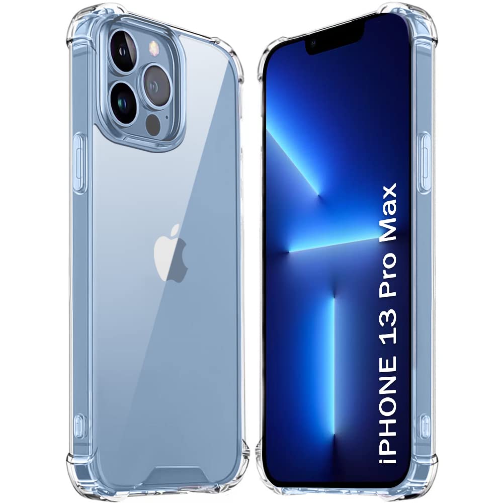 For Apple iPhone 13 / iPhone 13 Pro / iPhone 13 Pro Max Luxury Transparent Silicone Protect Back Cover Soft Case