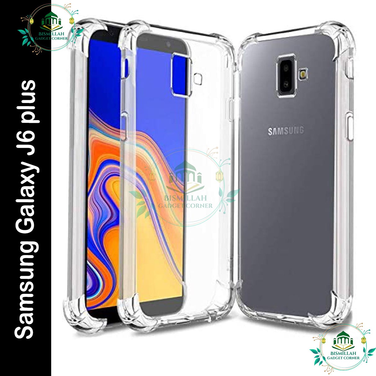 Transparent back cover For Samsung Galaxy J6 Plus / j6+ Luxury transparent Protect Back Cover Soft Case