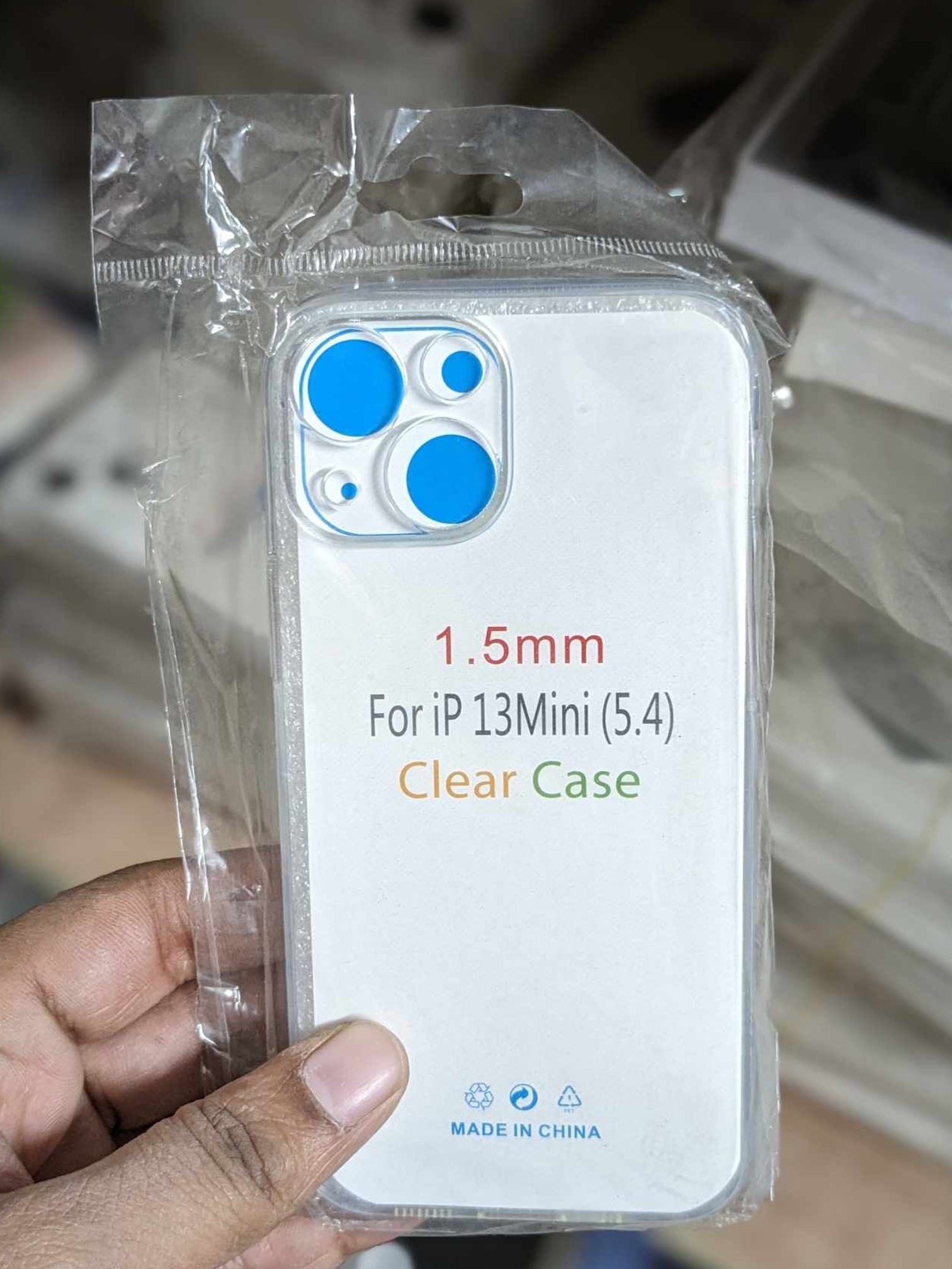 For Apple iPhone 13 Mini Shockproof transparent liquid crystal long time use soft premium protective back cover