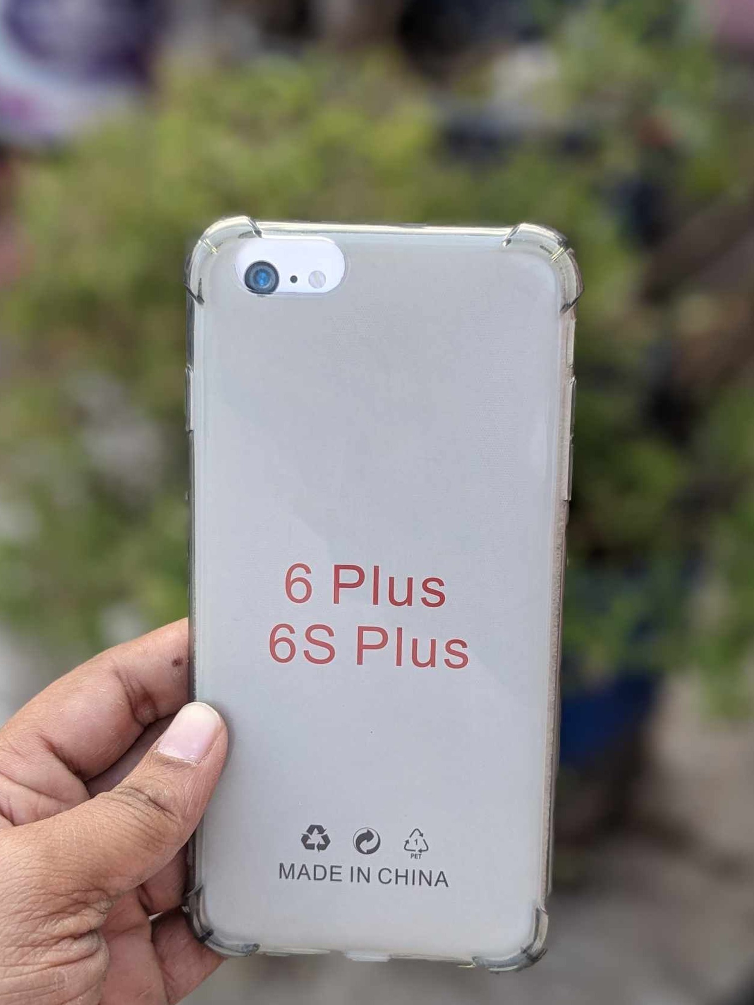For Apple iPhone 6 Plus / Apple iPhone 6S Plus Shockproof transparent liquid crystal long time use soft premium protective back cover