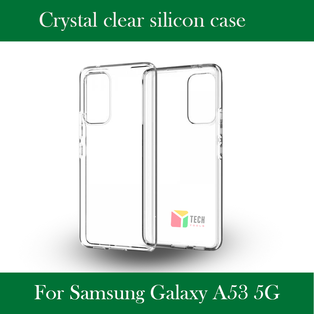 Samsung Galaxy A53 5G Camera Protection Premium Silicone Case Crystal Clear Soft TPU Ultra-Thin Transparent Flexible Protective Mobile Phone Back Cover
