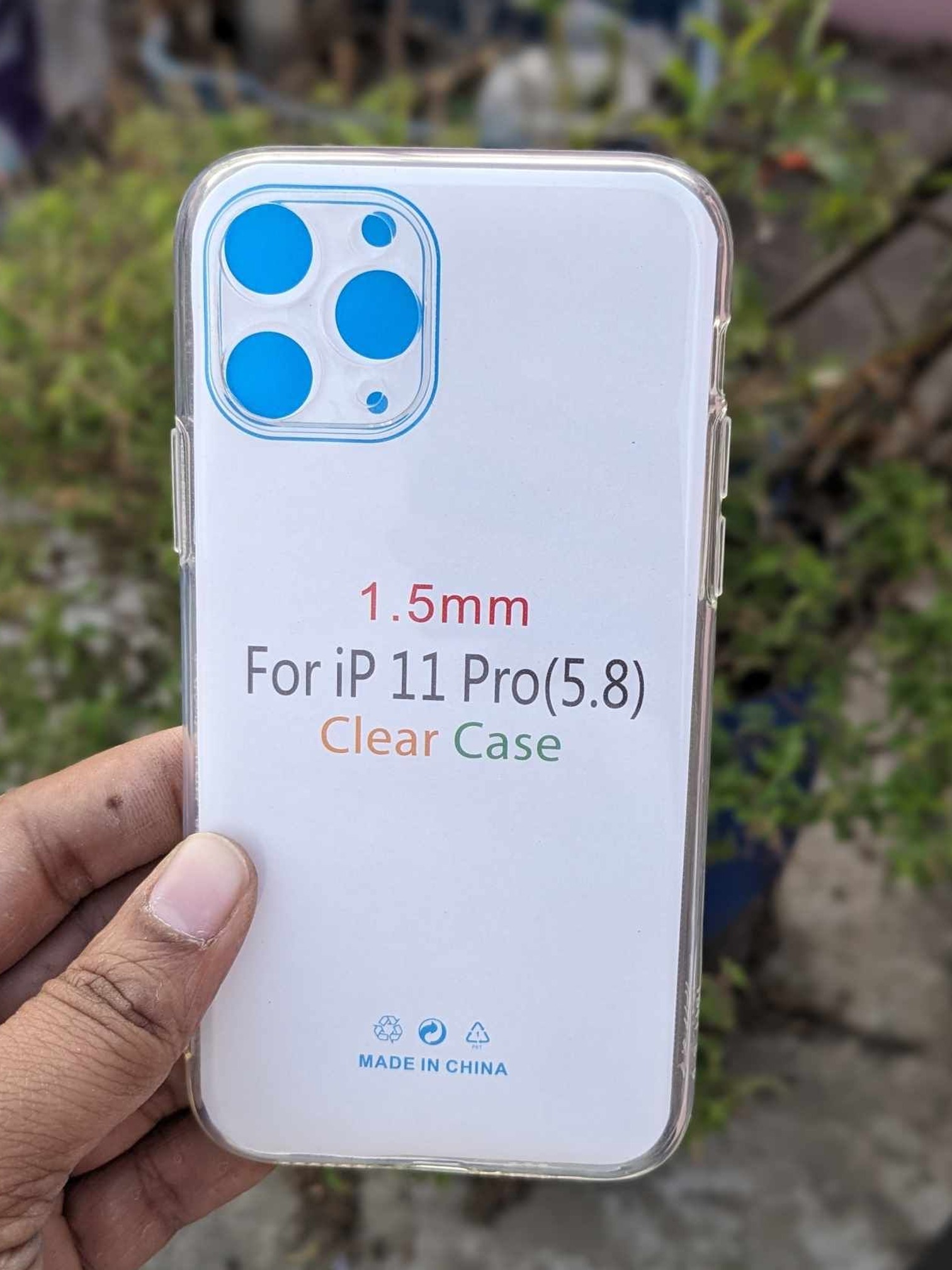 For Apple iPhone 11 Pro Shockproof transparent liquid crystal long time use soft premium protective back cover