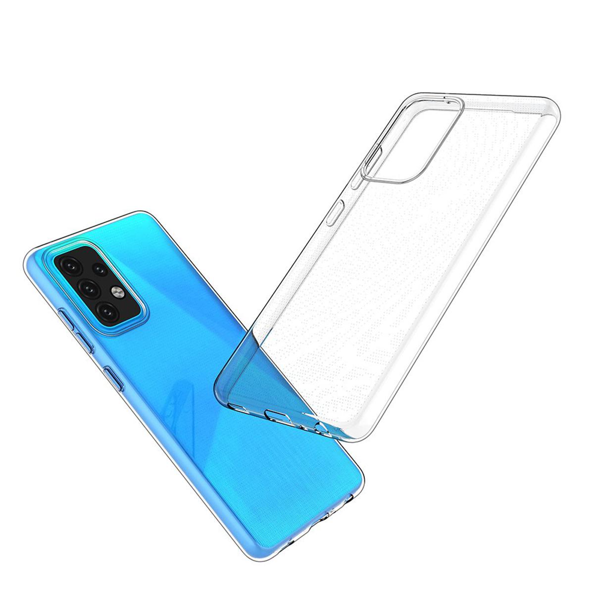 Samsung Galaxy A02s / M02s / F02s Premium Silicone Case Crystal Clear Soft TPU Ultra-Thin Transparent Flexible Protective Mobile Phone Back Cover