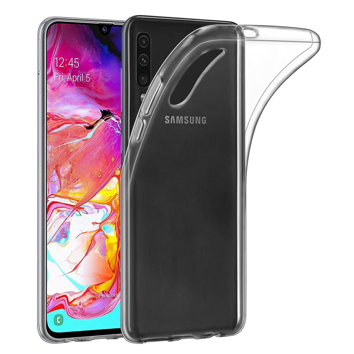 Back Case For Samsung Galaxy A70 Transparent Cover Tpu Back Case