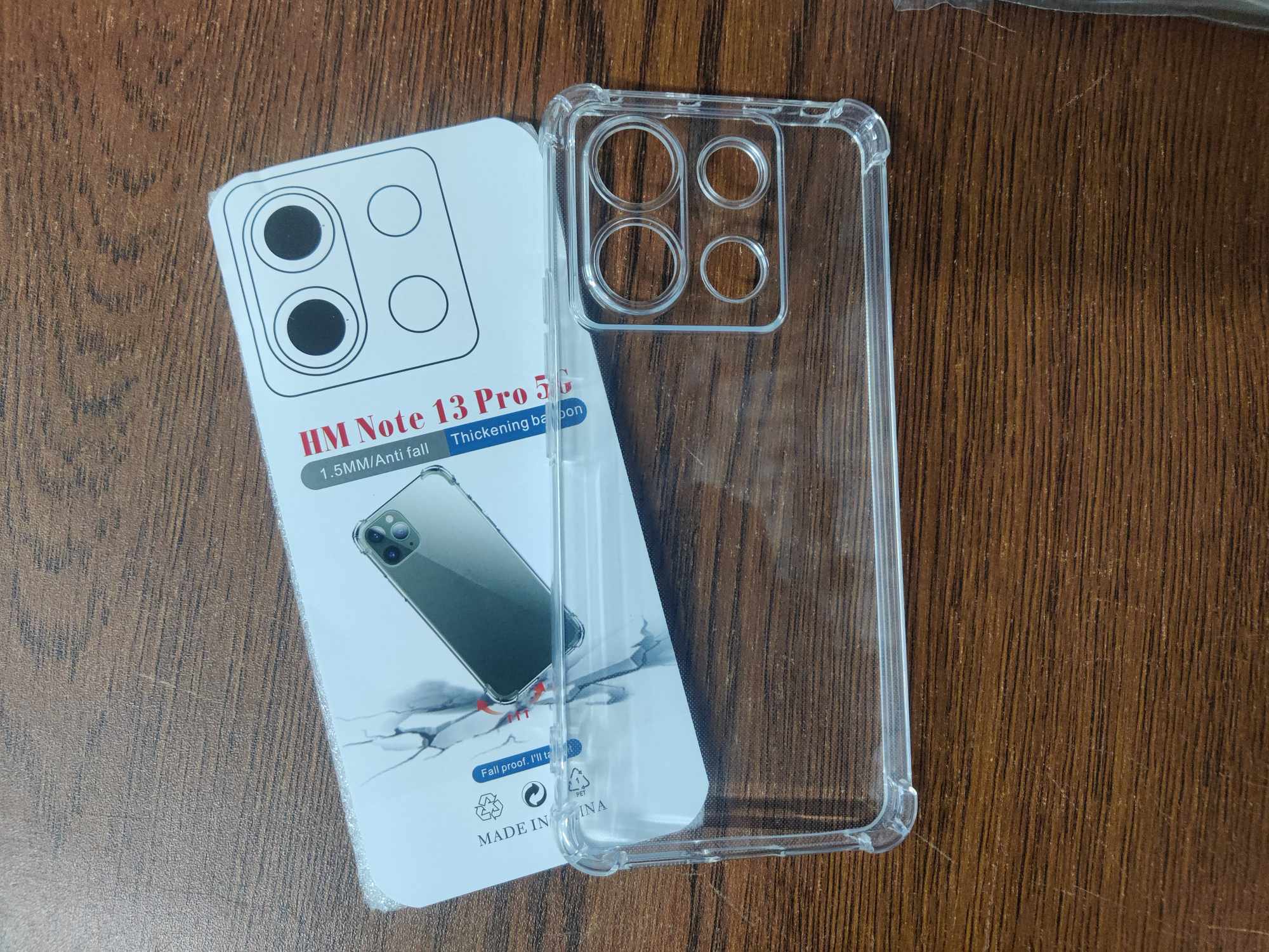 FOR REDMI NOTE 13 PRO 5G SOFT CLEAR TRANSPARENT BACK COVER / redmi note 13 pro 5g