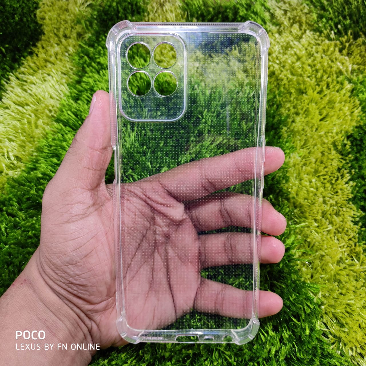 For Realme 8i, Narzo 50 Clear Cover Soft Thin Anti-Scratches Crystal Case(Transparent)
