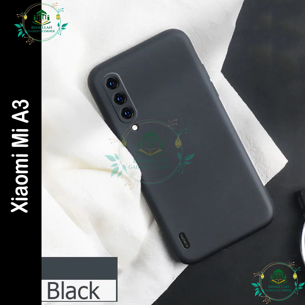 Premium Liquid Silicone Phone case for Xiaomi MI A3 Liquid Silicon Mobile Back Case Soft Silicone Phone Cover