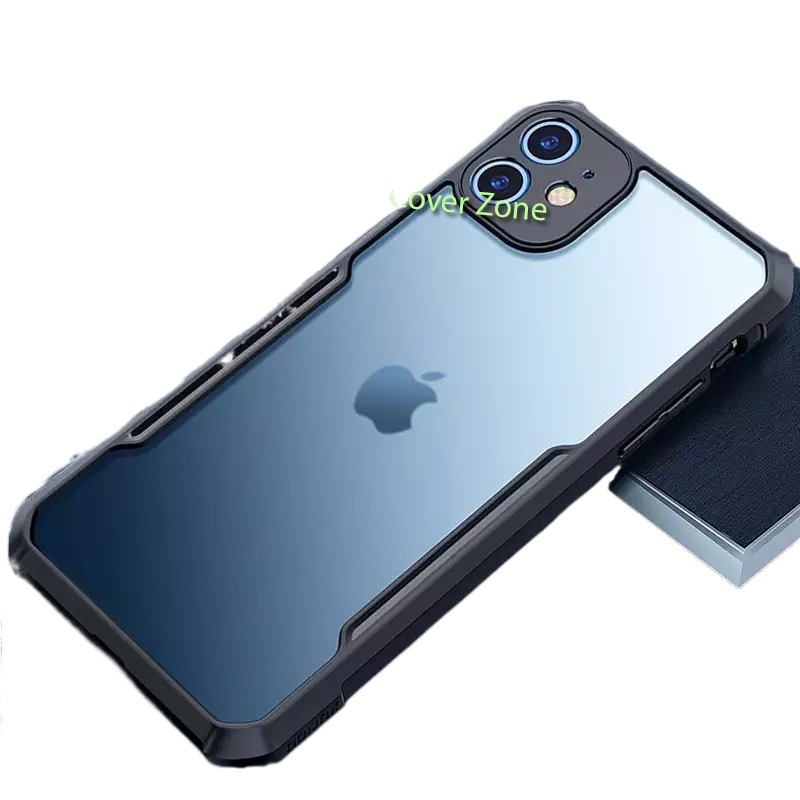 For Apple iPhone 12 Phone Case Transparent Silica Gel Matte Shockproof Slim Thin Cover Phone Casing For iPhone 12 Back Cover