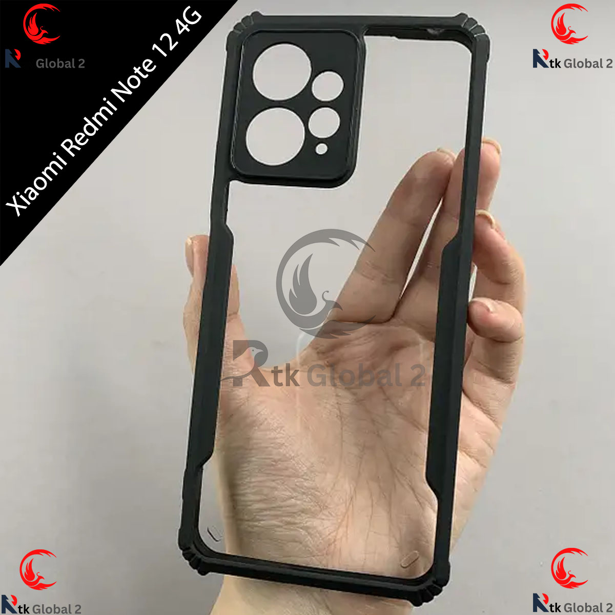 Xundd Cover For Xiaomi Redmi Note 12 4g // Xundd   case Bumper Soft Back Transparent