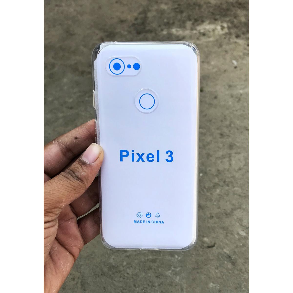 For Google Pixel 3 Case Slim Fit Soft Clear TPU Shockproof Shell Protective Cover For Google Pixel 3 Case Transparent - Phone - Camera