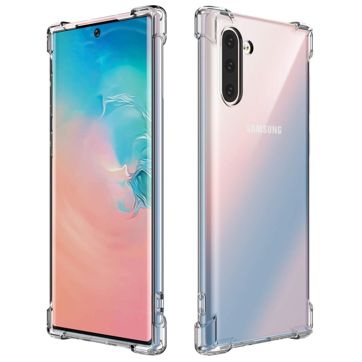 Samsung Galaxy Note 10 Plus Transparent Back Cover, Ultra-Thin, Scratch-Resistant, Full Display Coverage