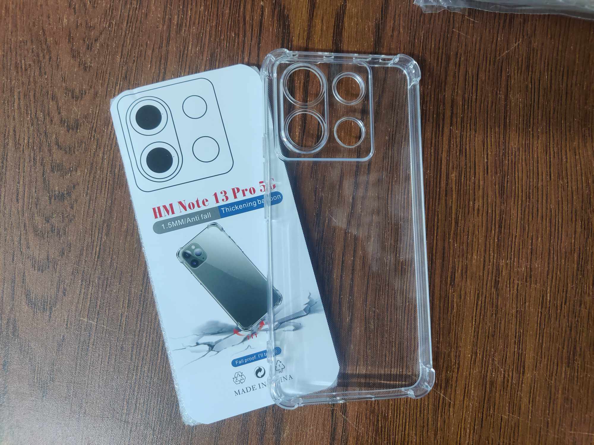 FOR REDMI NOTE 13 PRO 5G SOFT CLEAR TRANSPARENT BACK COVER