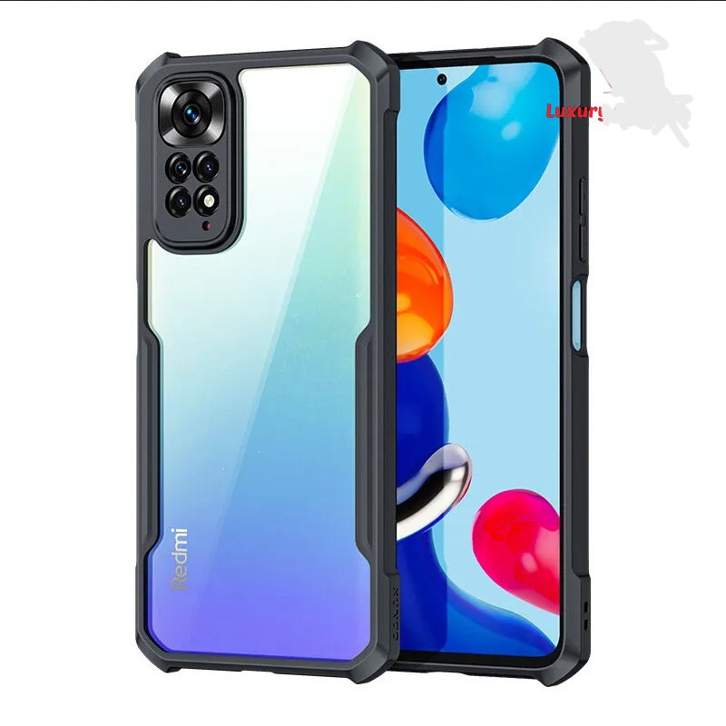 XUNDD Phone Case For Xiaomi Redmi Note 11 4G Case Shockproof Military Grade Bumper Arcylic TPU Transparent Phone Cover Protective Air Case Soft Cover - Phone