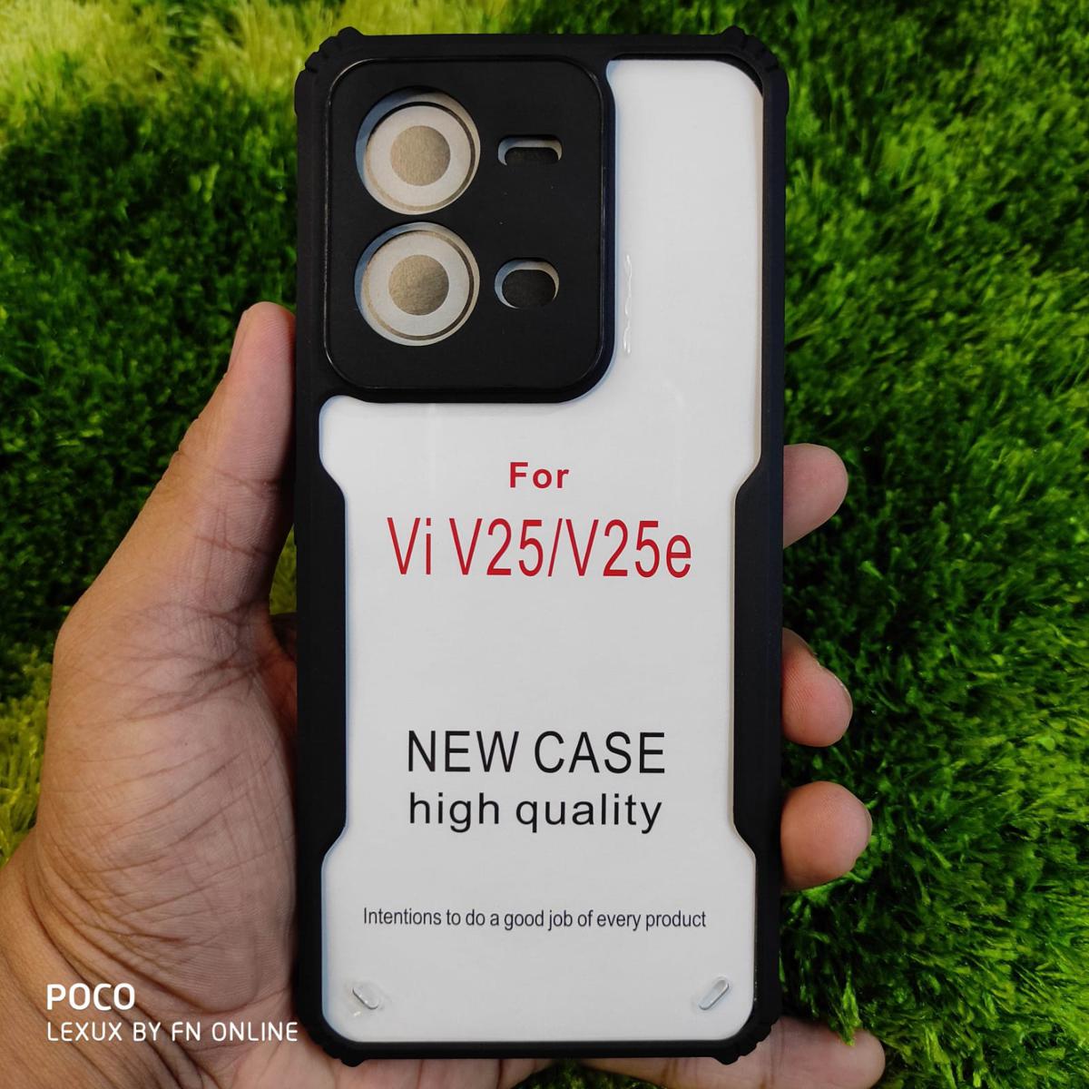 For Vivo V25 5G, V25e Shockproof Bumper Cover v 25 back part
