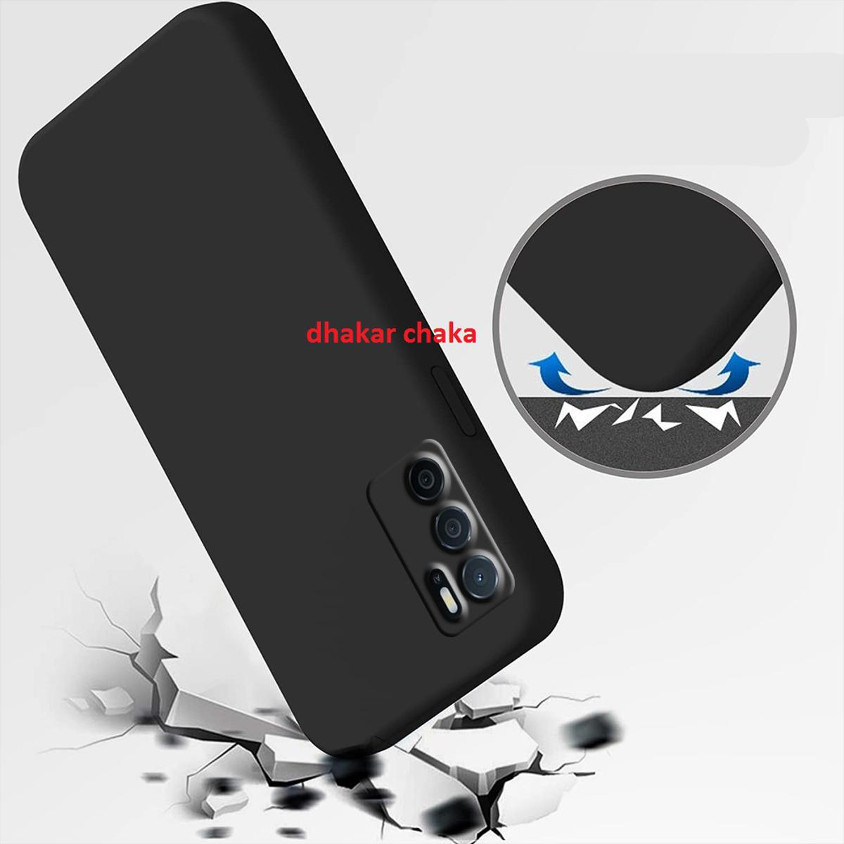 For Oppo A16 Liquid Silicone Soft Gel Rubber Shockproof Cover For Oppo A16 Phone Case - Phone - - Phone - Camera - Redmi Note 11 Back Cover (Back Case Cover For Smartphone)