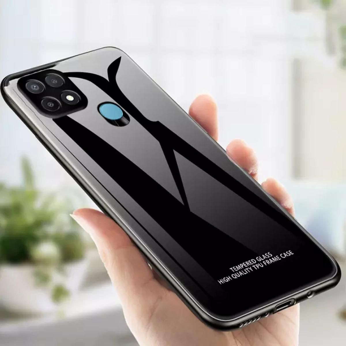 Oppo A15 / Oppo A15S Real Hong Kong Glass Back Cover Case Phone Back Cover