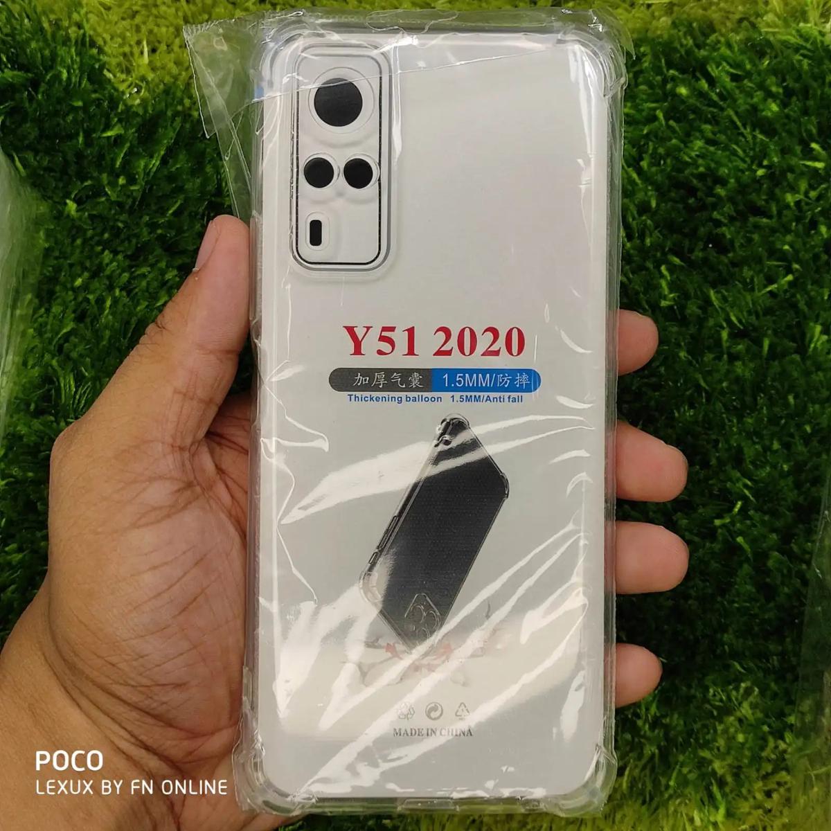 For Vivo Y51 2020, Y53s 4g, Y51a, Y31 2021, Y51s, Y33 4g Clear Cover Soft Thin Anti-Scratches Crystal Case(Transparent)