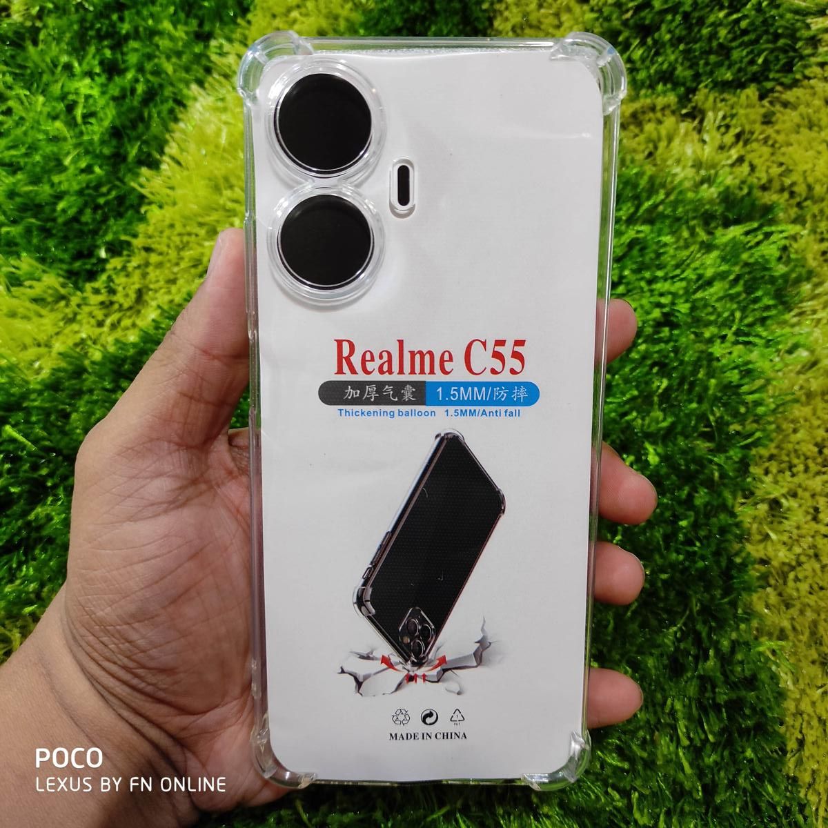 For Realme C55, Narzo N55 Clear Cover Soft Thin Anti-Scratches Crystal Case C 55(Transparent)N 55