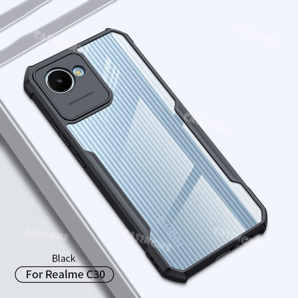 For Realme C30, C30s, Narzo 50i Prime Shockproof Bumper Cover RealmeC30 Back Part - Phone - Camera - Camera (Back Case Cover For Smartphone)