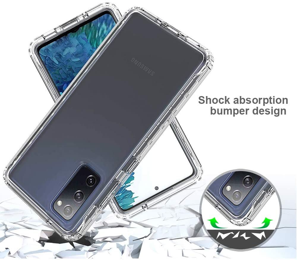 Samsung Galaxy S20 FE 5G Transparent Back Cover TPU Case With Camera Protection