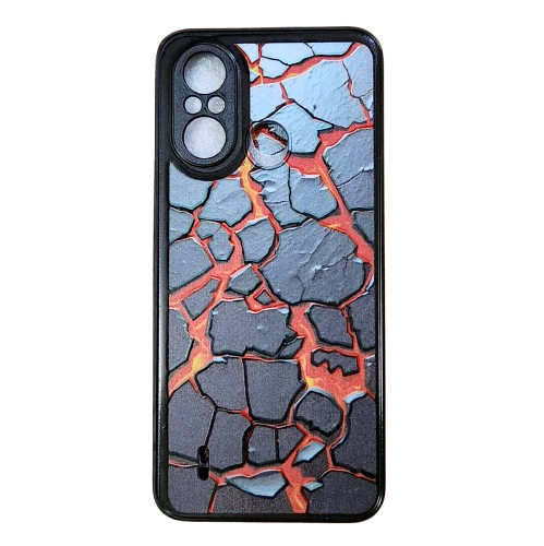 Ladies Special Fashion Back Cover for iTel A58/A49" Designed with Glitter and Colorful Diamond Cut Rhinestone