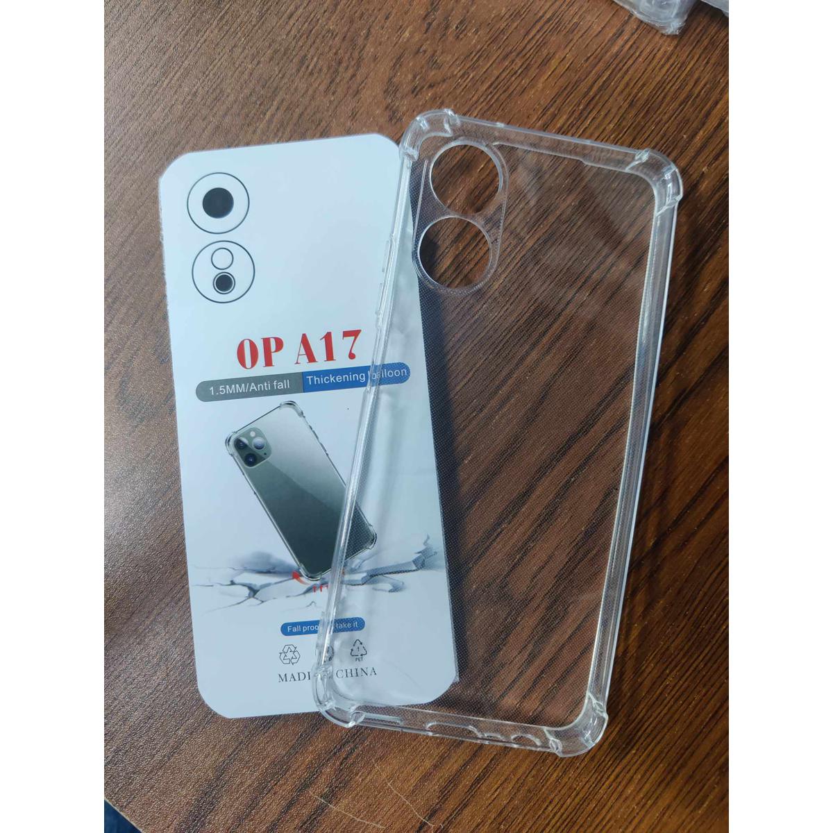 for oppo a17 soft clear transparent back cover