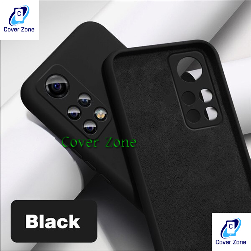 For Infinix Hot 11s / Infinix Hot 11s NFC Matte Finish Silicone with Inside Fiber Cloth Phone Back cover